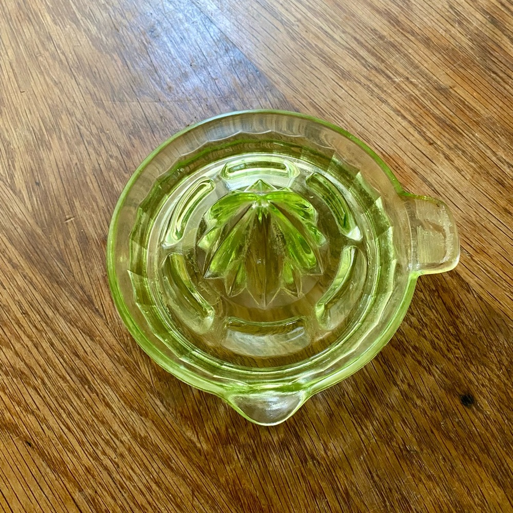 Depression Glass Juicer